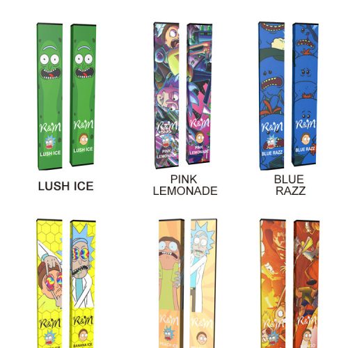 All Flavors E Cigarette RM Stick Disposable Vape Pen with Rick Morty Style Vape