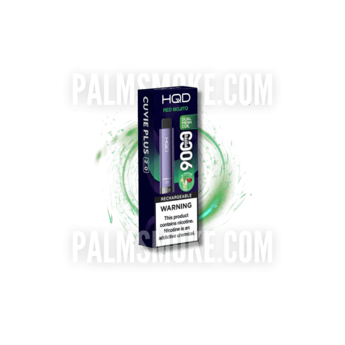 HQDCUVIEPLUS2.0DISPOSABLE9000PUFFSREDMOJITOPALMSMOKE.COM