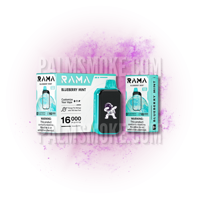 RAMAVAPE16KBlueberryMintPALMSMOKE.COM